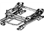 Mopar 4610167AA Seat Adjuster, Passenger Side