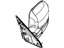 Mopar 55372068AE Mirror Outside Rearview Manual