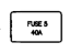 Mopar FLF40 Fuse, Green