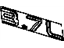 Mopar 55157096AC Nameplate, Rear