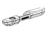 Mopar 6EE822X9AB Armrest Rear Door Trim