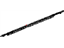 Mopar 55399292AC Weatherstrip Rear Door Belt Outer Outer