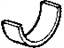 Mopar 5012583AA Bearing Kit Crankshaft .025Mm Undersize