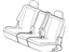 Mopar 5JF151D1AB Outer Buckle, Light Gray, Rear Center Driver Side