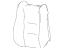 Mopar 6QR72JR1AA Cover Front Seat Back
