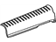 Mopar RJ42BDAAD Scuff Plate, Gray, Front Passenger Side