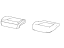 Mopar 5YP90LXHAA Cushion Cover, Front