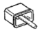 Mopar 4638701 Button, Black