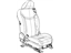 Mopar 1JV70DX9AA Lap & Shoulder Belt, Black, Front Passenger Side
