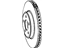 Mopar 4779197AD Rotor Brake Front