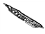 Mopar 68036634AA Stuffer Fender