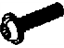 Mopar 68044830AA Screw M4 3.5 Round Speaker Screw