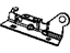 Mopar 68083022AA Hinge Hood Body Half Use Shims As Required