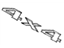 Mopar 55112725AA Nameplate, Black, Rear
