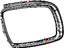 Mopar 1GE001A4AD Mirror Outside, Rearview, Electric, Heated