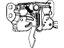Mopar 68159725AA Latch Hood