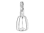 Mopar 68435275AA Key Blank Valet