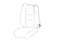 Mopar 7EY04LV5AA Cover Front Seat Cushion