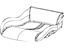 Mopar 5NS93CV5AA Cover Front Seat Cushion