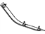 Mopar 4865915AC Upper Retainer, Rear Driver Side