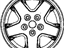 Mopar 1BX27PAKAA Wheel Aluminum