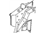 Mopar 4865000AA Diagonal Brace, Upper