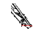Mopar 55113550AD Hinge Hood Contains Propeller Stud