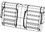 Mopar 68002963AA Seat Back Pad, Rear