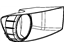 Mopar 5030290AC Lamp Bezel, Front Passenger Side