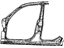 Mopar 5066214AA Panel Package Bodyside Aperture Front