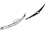 Mopar 5116124AE Emblem Chrysler Wing