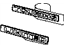 Mopar 4389773AA Nameplate, Rear