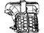 Mopar 68001424AA Housing Air Inlet: Recirculation Door, Seal, Actuator