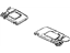 Mopar 1MA03XDVAA Sunvisor, Driver Side