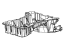 Mopar 68490044AA Oil Pan, Upper