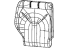 Mopar 6ED13LV5AA Cover Rear Seat Back 3RD Row
