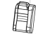 Mopar 5XZ42DX9AA Cover Rear Seat Back Right