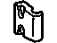 Mopar 5133500AA Power Mirror Clamp