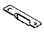 Mopar 5124110AA Tapping Plate Side Door Lock Striker