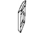 Mopar 5104426AA Belt Weatherstrip, Front