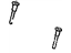 Mopar QT991QLAA Headrest Guide, Navy Blue