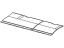 Mopar 5RJ47DX9AC Panel Closeout Third Row, Flipper, Carpeted