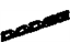Mopar 5116021AA Nameplate, Rear
