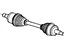 Mopar 4578600AB Drive Axle, Front Passenger Side