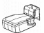 Mopar 6EC75DX9AA Cover Rear Center Seat Cushion