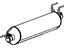 Mopar 52103510AE Muffler Exhaust Borla Dual Exhaust Daytona Package for 2005