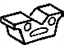 Mopar 5118762AA Plate Bumper, Rear