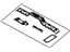 Mopar 55372350AD Crossmember Front Seat Retention, Center