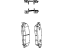 Mopar 2AMV3555AA Pad Kit Front Disc Brake Contains 4 Pads And Clips