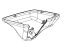 Mopar 68306543AA Cover Mirror Lower